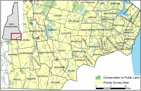 survey areas east